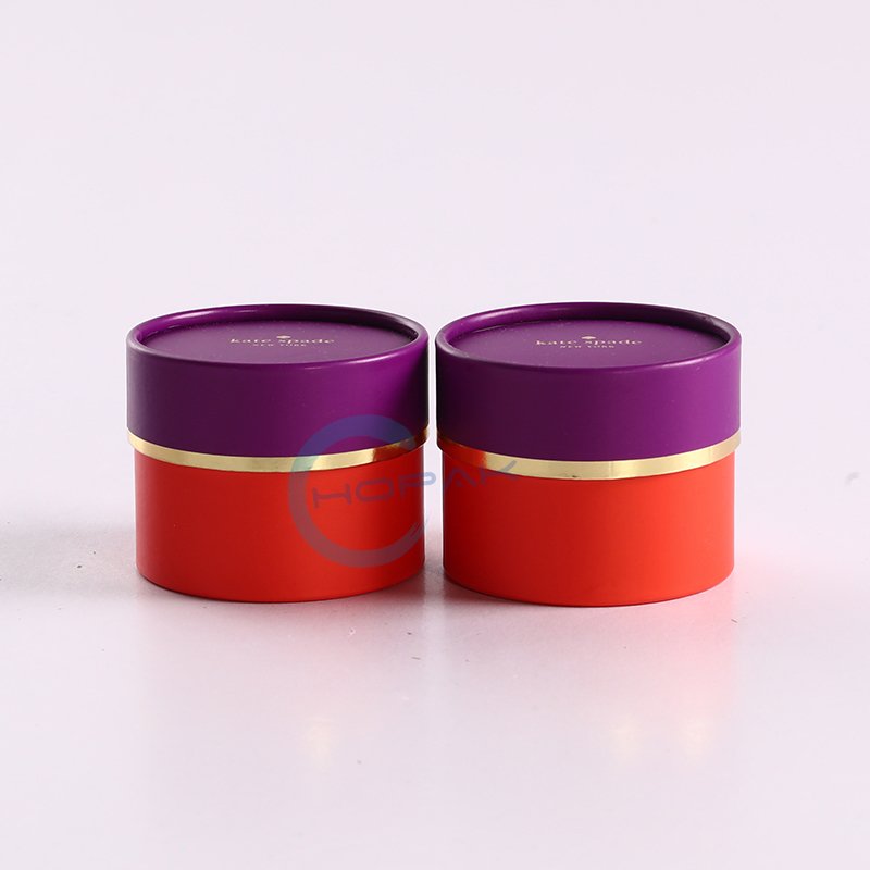 Manufacturer Strong Recycled Printed Cylinder Foiling Stamping Gift Paper Box