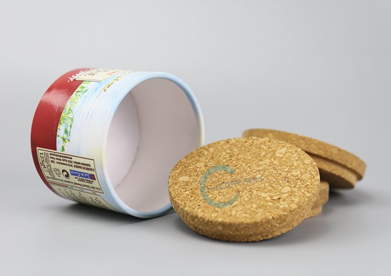 Custom Design Printing Cylinder Packaging Telescopic Salt Paper Tube