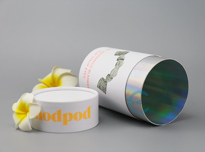 Luxury Paper Canister Round Paper Packaging Can Cardboard Cylinder Box with Lids