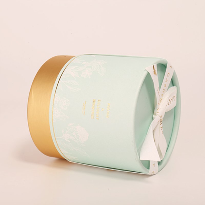 2-piece tube for gift packaging with ribbon (2)