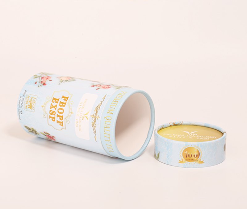 light blue tea paper tube packaging (4)