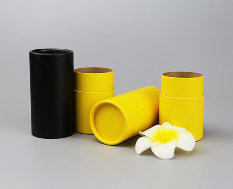 yellow and black cardboard paper tube for cannabis (2)