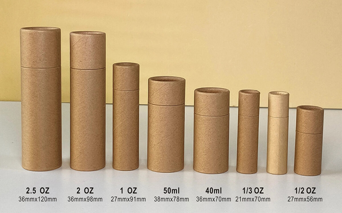 Cardboard Deodorant Tubes